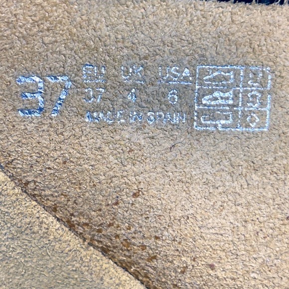 Yokono Oasis Womens Size 6 Slide Sandals Shoes Yellow Sock Leather Buckle - Picture 9 of 9